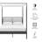 Marlowe 4-Poster Canopy Metal Platform Bed-113958806