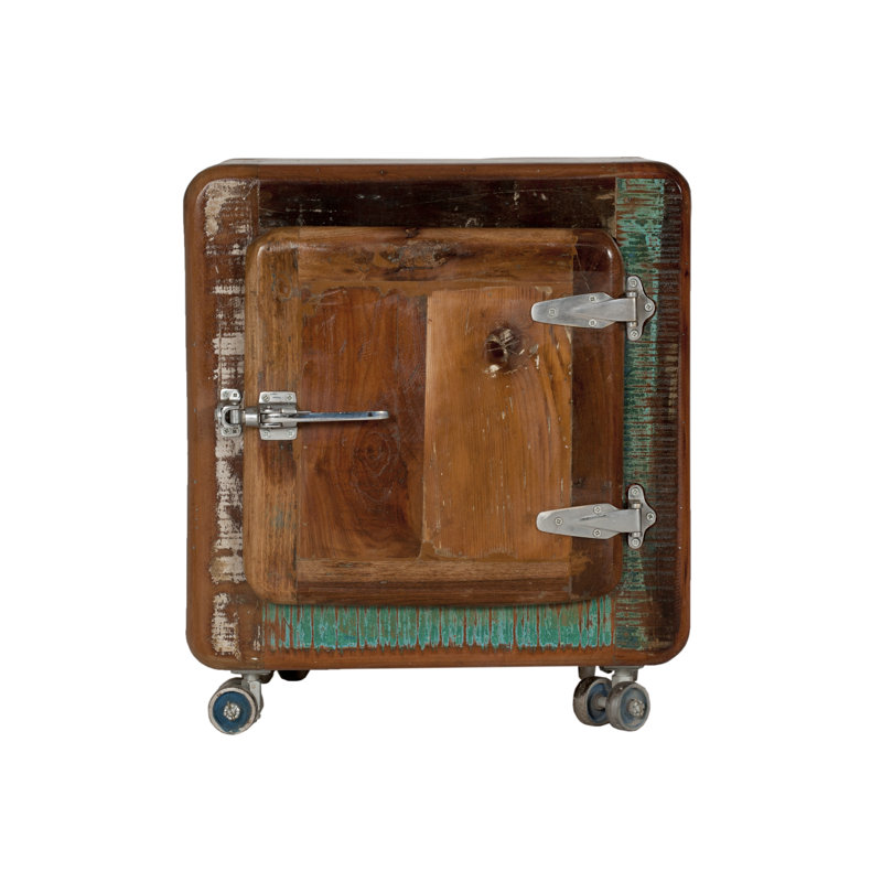 Rukhsar 56cm W Solid Wood Bedside Table
