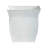 Fluted Metal Square Planter