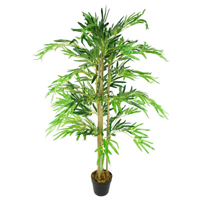 Faux Bamboo Tree in Pot Liner