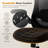 Inbox Zero Ergonomic Mesh Office Chair with Flip-Up Arms, Adjustable Height & Lumbar Support - Breathable Task Chair-1525346465