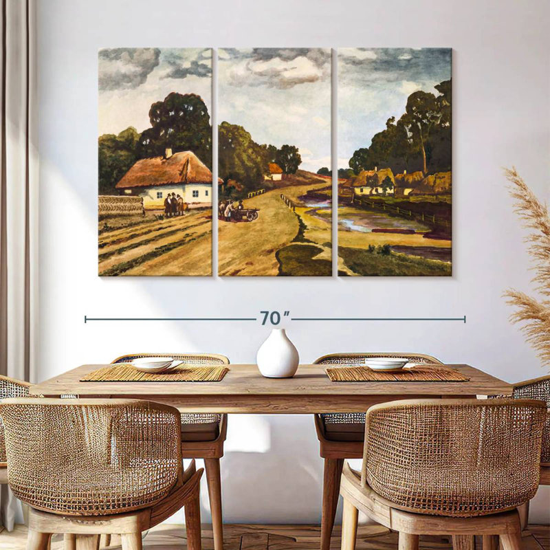 Paysage urbain d'Ukraine à Alvord, H 42 po x l 65 po