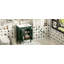 Meuble-lavabo 24 po avec lavabo supérieur, meuble de rangement moderne à 2 niveaux, meuble-lavabo simple, grandes tablettes de rangement-118592875