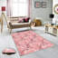 Élégant tapis imprimé en 3D, 4,6 x 7,2 pi | 100% polyester, hauteur des poils de 0,31 po, antibactérien | Revers en PVC antidérapant, lavable à la machine, parfait pour le salon ou la chambre à coucher, design durable et élégant-1622337872