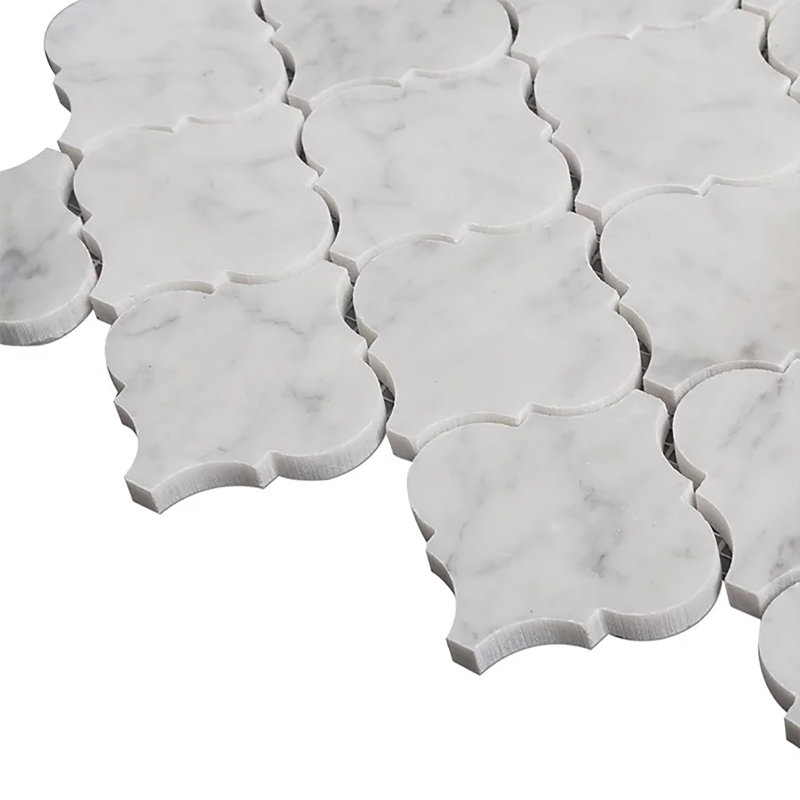 3" x 3" Natural Stone Arabesque Wall & Floor Tile