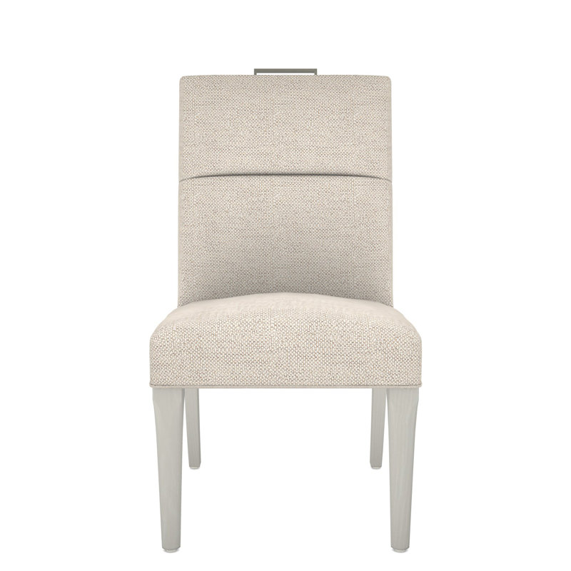 Thom Filicia Home Fabric Tight Back Side Chair, Wrenn, Impala Linen