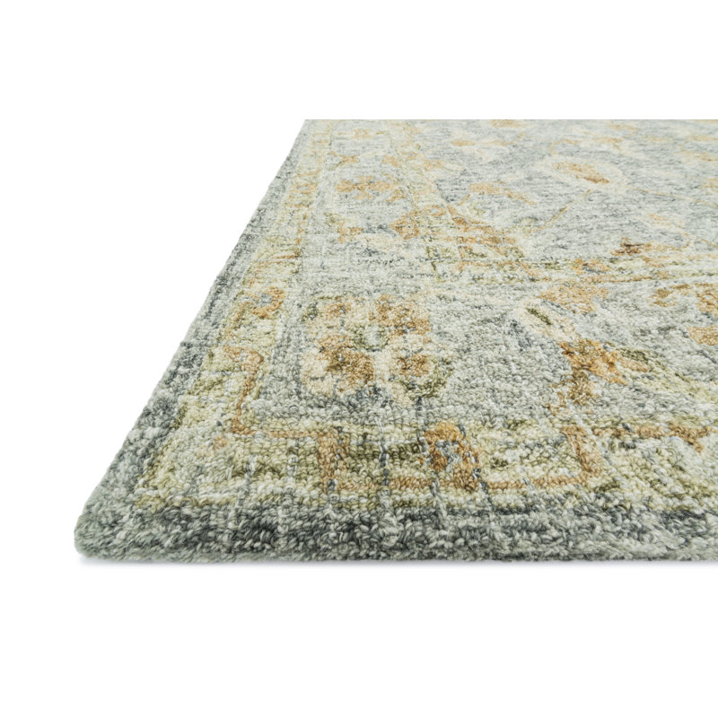Fitzwater Hand Hooked Wool Oriental Indoor Rug, Rectangle 12' x 15'