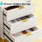 End Table, Bedside Table, Nightstand With 3 Drawers