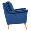 Fauteuil large en velours 28,74 po-1120701217