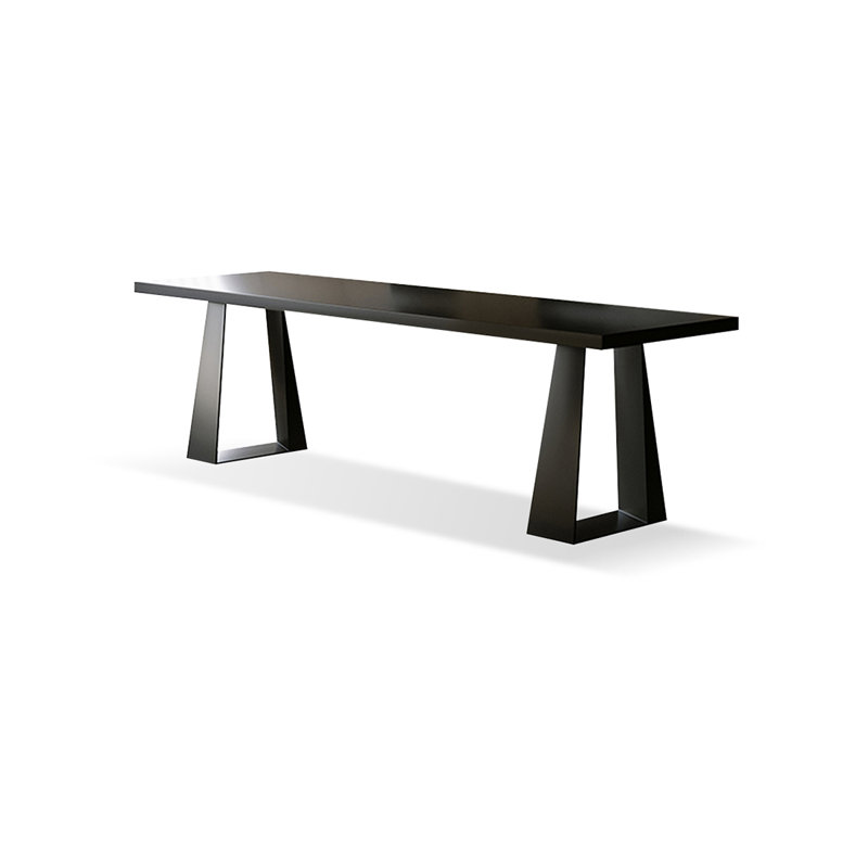 Black Rectangular Solid Wood Writing desk, 29.53"H*70.87"W*23.62"D