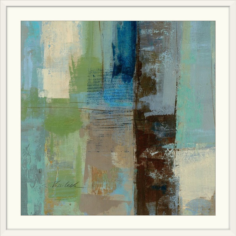 « de ciel carré iii » par silvia vassileva,, reproduction d’art, H 35 po x l 35 po x P 1,5 po, Toile