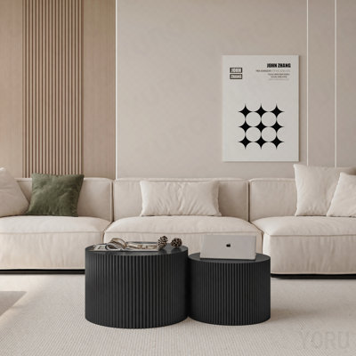 Ensemble de tables basses gigognes 2P Wave