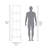 Matt Grey Hight Auxiliary Furniture With 4 Shelf