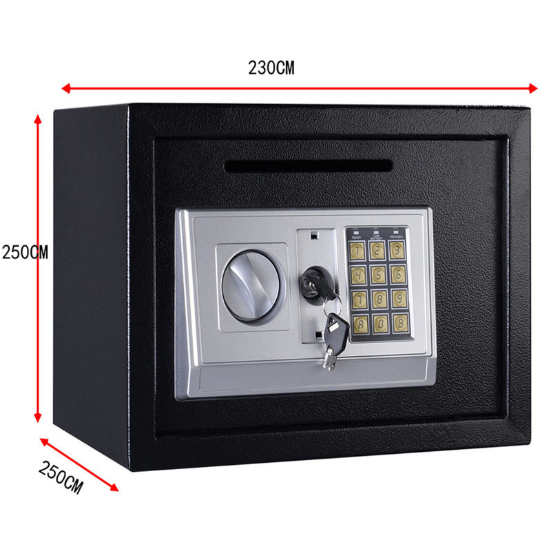 Safe Box Lock, Satin Black