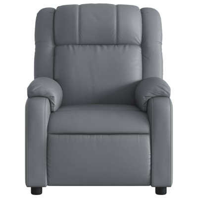 vidaXL Massage Recliner Chair, Adjustable, Leather