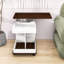 Table d'appoint pour canapé avec plateau relevable et espace de rangement-1730967567