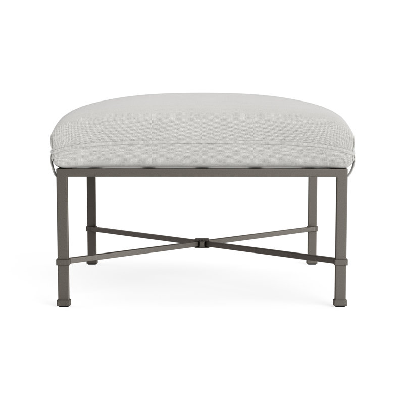 Venetian Outdoor Ottoman, Fushion Dove, Mica
