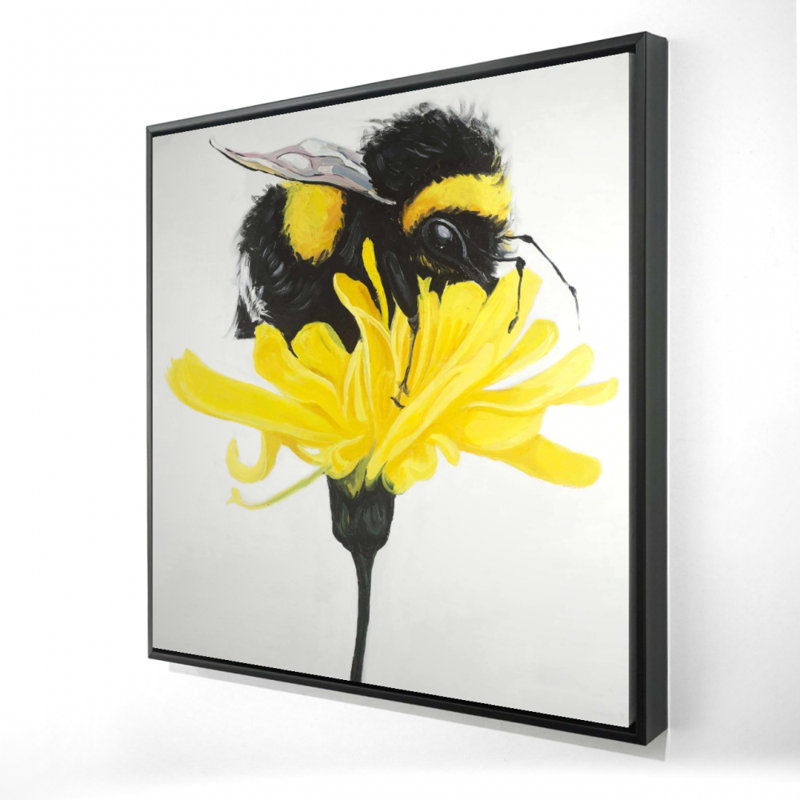 " Bumblebee On A Dandelion "