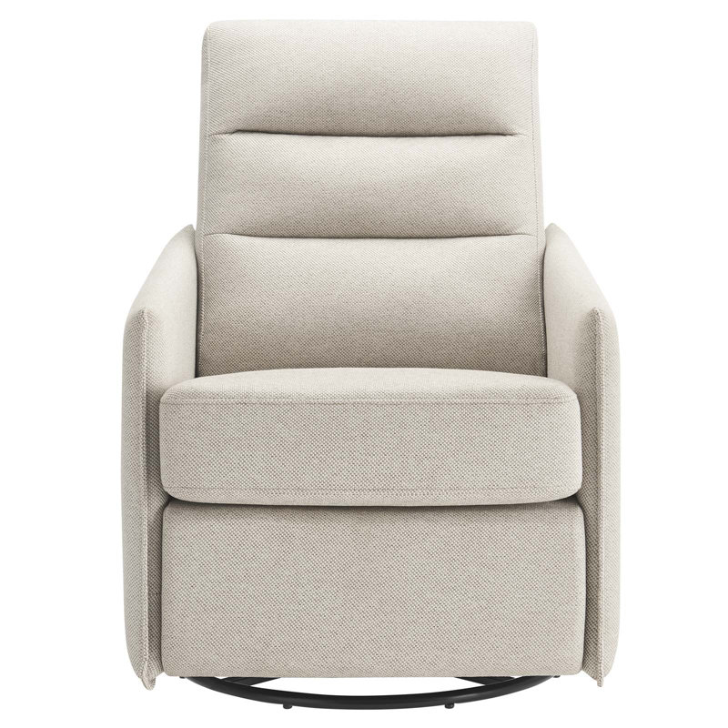 Modway Etta 28'' Wide Swivel Lounge Chair, Beige Revolution Performance Fabrics®