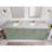Aberdeen 84'' Double Bathroom Vanity with Quartz Top-94240504-94240499