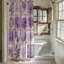Rideau de douche mauve lavande mauve-197503250