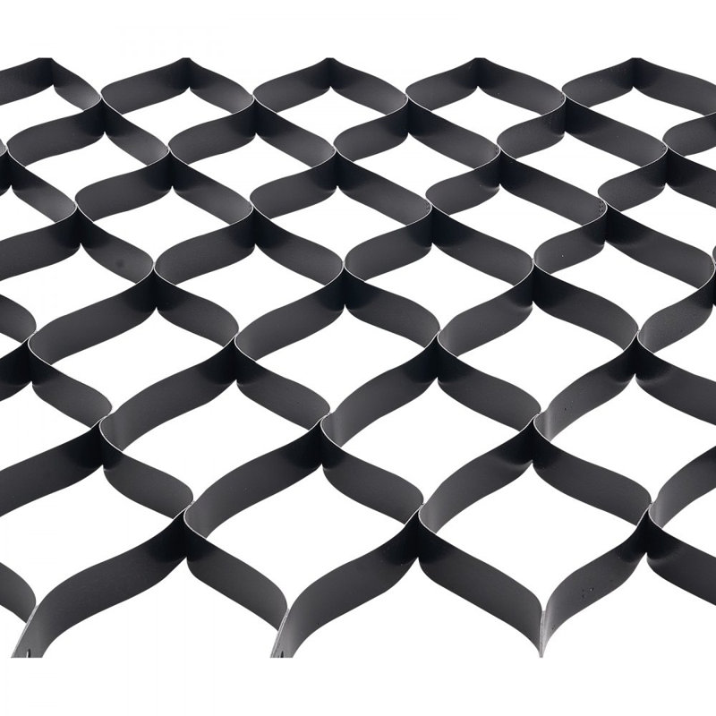 Grille géocellulaire de 2 pouces de profondeur pour gravier, H 3,9 pi x l 26,9 pi