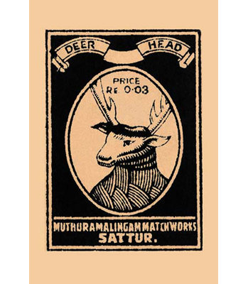 « cerf head », impression