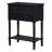 Narrow Console Table, Slim Sofa Table With Three Storage Drawers And Bottom Shelf-1549290747