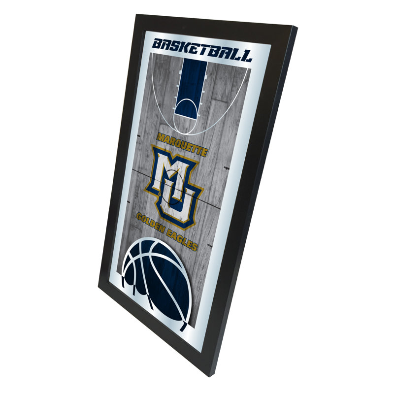 « basket mirror », impression encadrée NCAA, Marquette