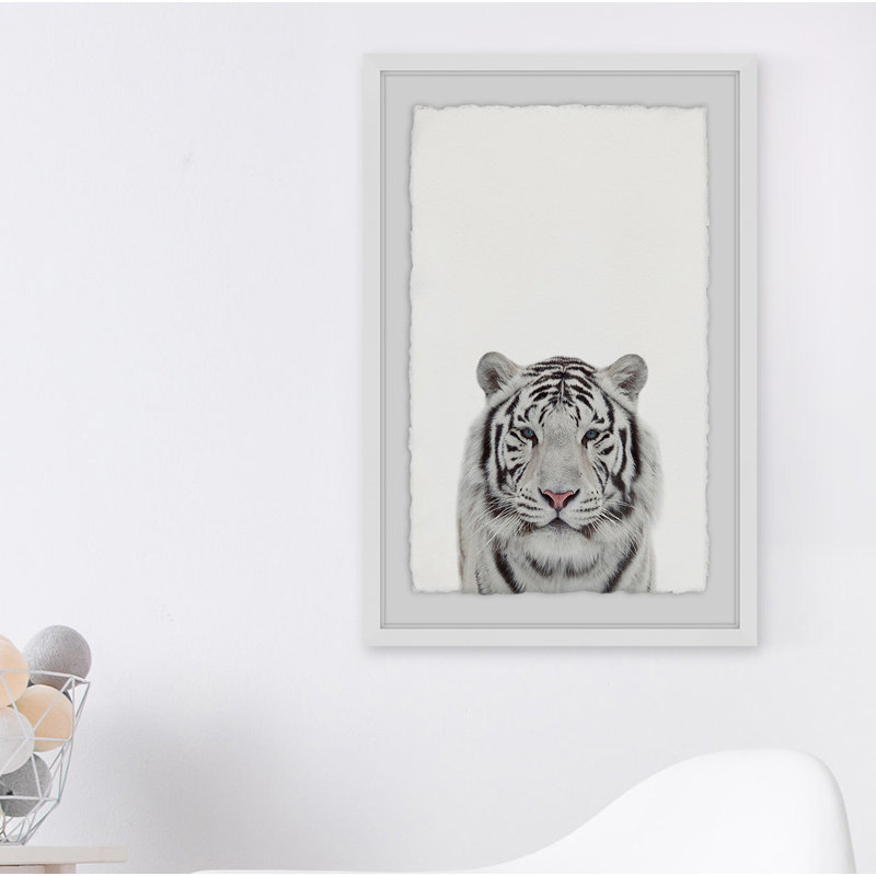 Tamed Tiger - Single Picture Frame Print, 91 cm H x 61 cm W