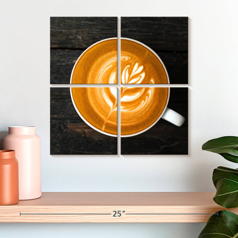 Café au lait chaud Yarlin, H 18 po x l 18 po