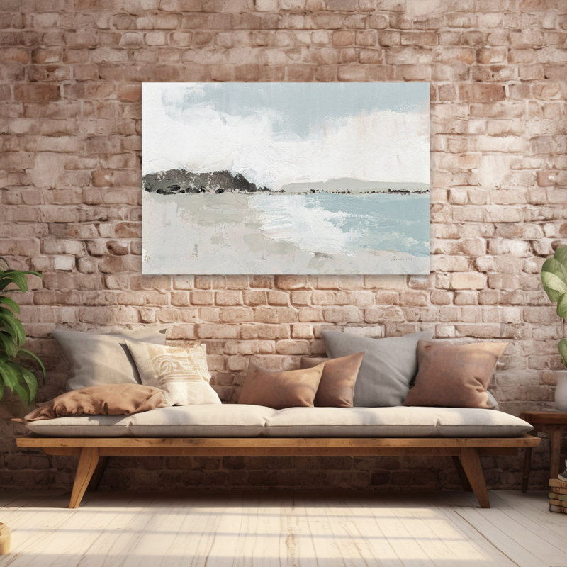 Beachy and Coastal Calm Water Neutral, H 60 po x l 40 po