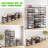 50 Pair Stackable Shoe Rack