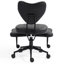 Chaise de méditation moderne avec support lombaire, coussin réglable et pivot à 360 ° pour le bureau à domicile