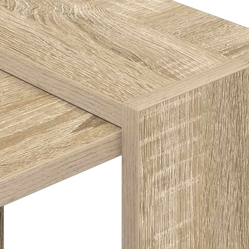 71.5cm H x 52cm W Engineered Wood Bookcase, Sonoma Oak