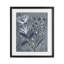 Reproduction sous verre encadrée de fleurs bleu marine, design par June Erica Vess-721021851-721021855