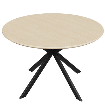 46.5" Wood Round Dining Table