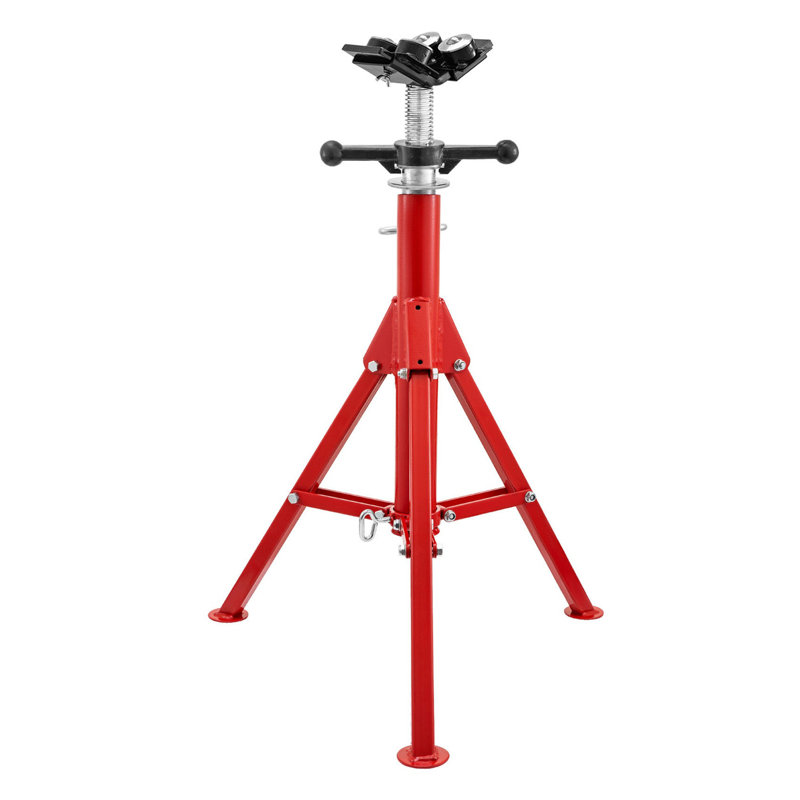Support pour cric robuste avec tête en V et pieds pliables - Support de soudage 1500LB