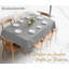  Rectangular Table cloth 140x200 cm – 100% Cotton Red Tablecloth– Washable & Reusable – Ideal for Christmas, Dining, Parties and Seasonal Decor-681761343-681761332