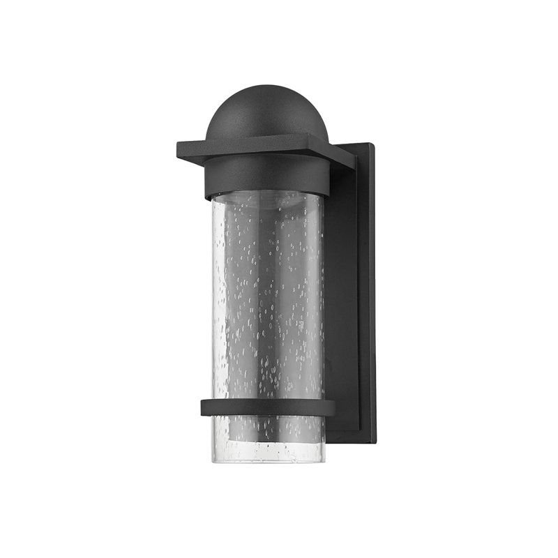 Applique murale 1 lumière Nero, Noir texturé, H 12 po x l 5,25 po x P 5,25 po