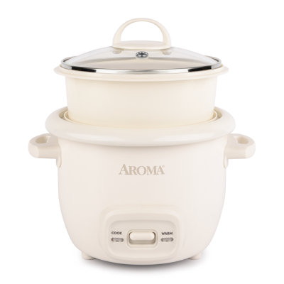 AROMA® 3-Cup (Cooked) / 0.8Qt. Digital Rice & Grain Multicooker