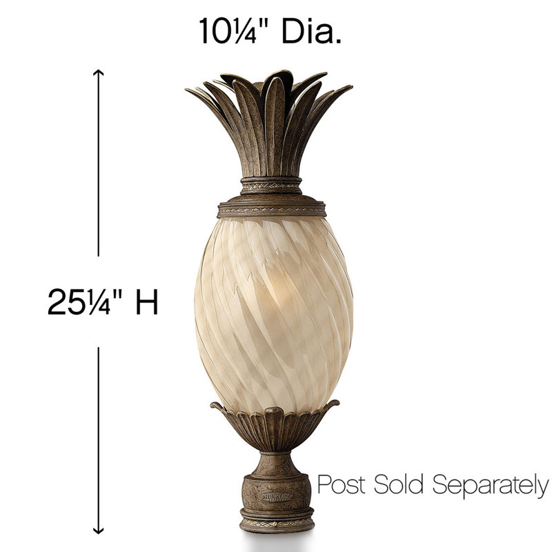 Plantation 1 Light Lantern Head, Incandescent, Standard