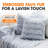 Ombre Faux Fur Throw Pillow