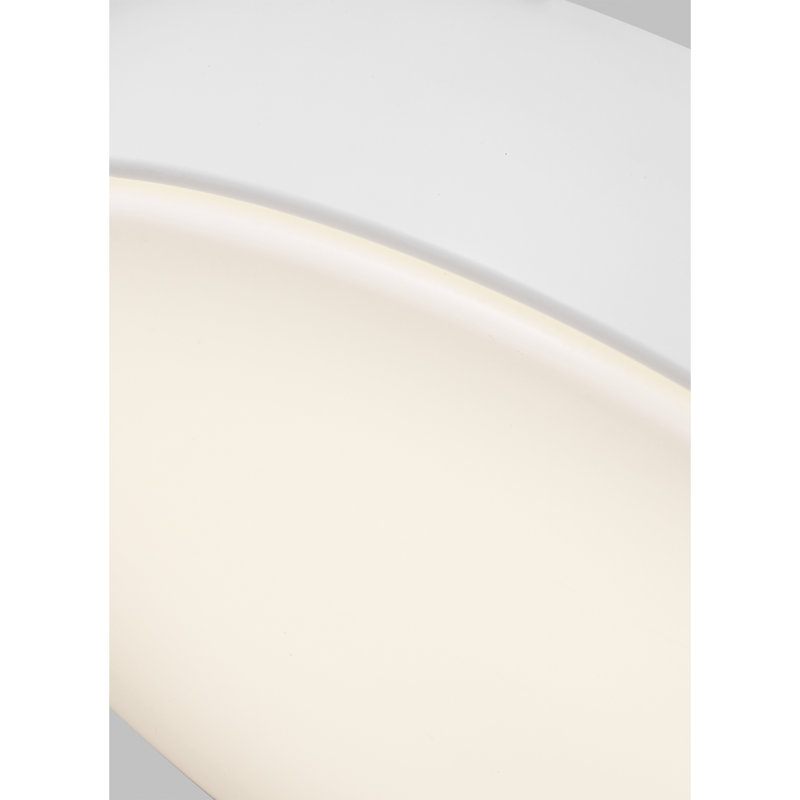 Kosa 1 - Light LED Flush Mount, Matte White