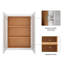 Armoire de cuisine blanche avec tablettes réglables l 30 po x H 36 po x P 12 po-814792618-814792622