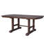 Table de salle à manger extensible 59 "à 77", table de cuisine en bois de ferme avec rallonge amovible, grande table extensible pour 4 à 8 personnes-1224478175