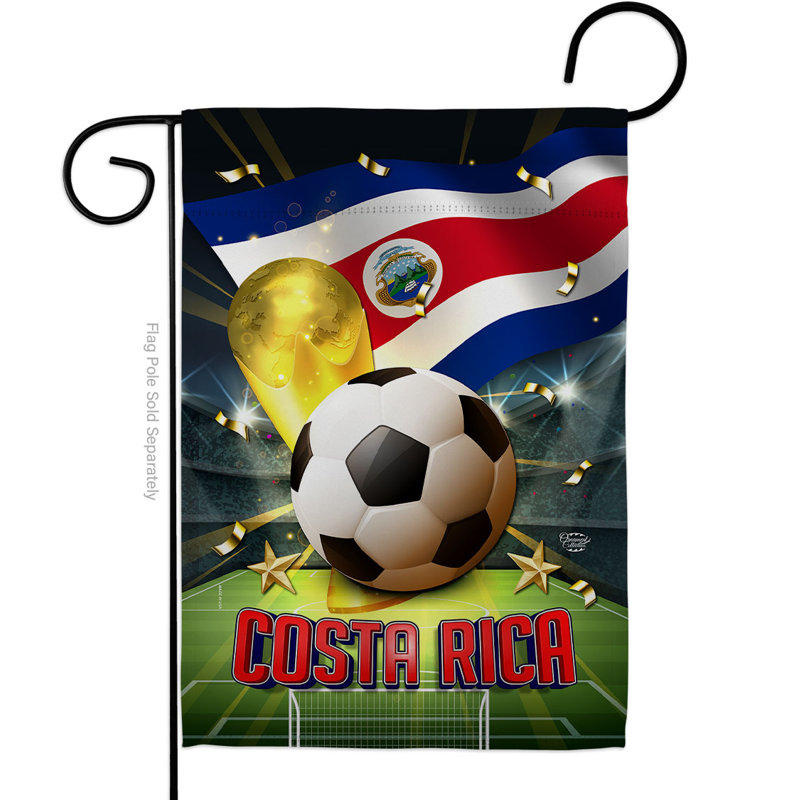Jasman Double Sided Polyester Garden Flag, 18.5" H x 13" W