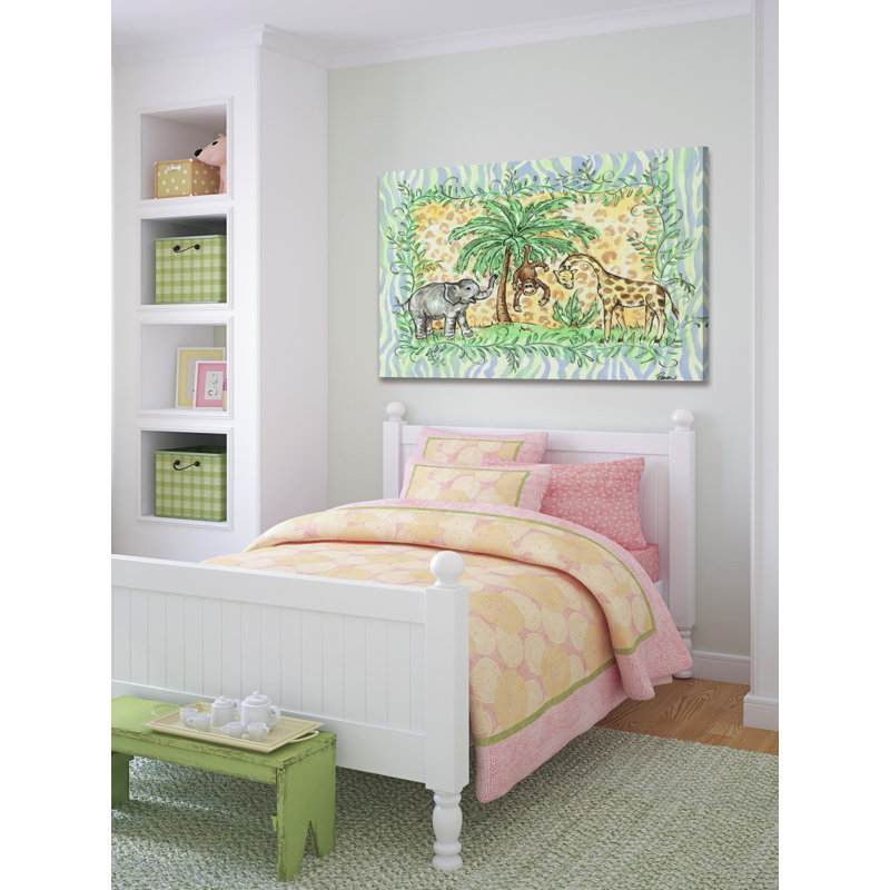 " Jungle " by Reesa Qualia, 20" H x 30" W x 1.5" D