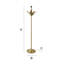Waynetown 142.5cm Polished Traditional Floor Lamp