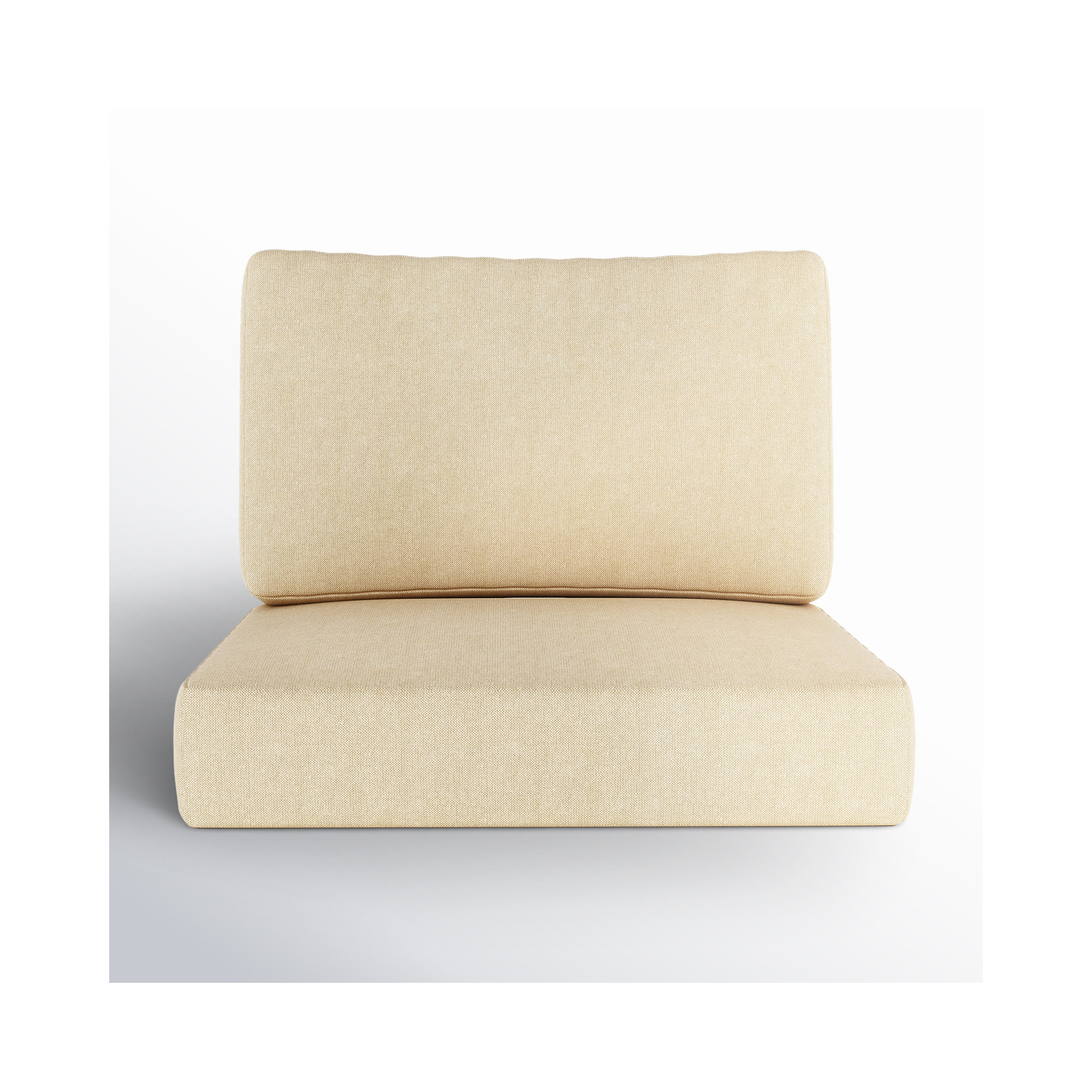 Outdoor Sunbrella Seat/Back Cushion, Canvas Canvas Sunbrella® Canvas